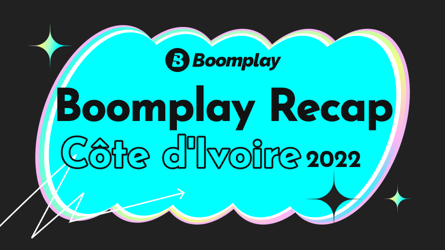 Boomplay Recap Côte d'Ivoire 2022 Boomplay Recap Côte d'Ivoire 2022